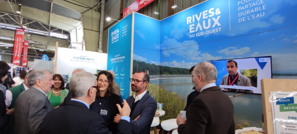 Photo stand de Rives & Eaux du Sud-Ouest au Salon de l'agriculture de Tarbes 2025
