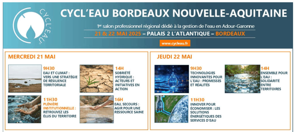CYCL'EAU Bordeaux 2025, Programme