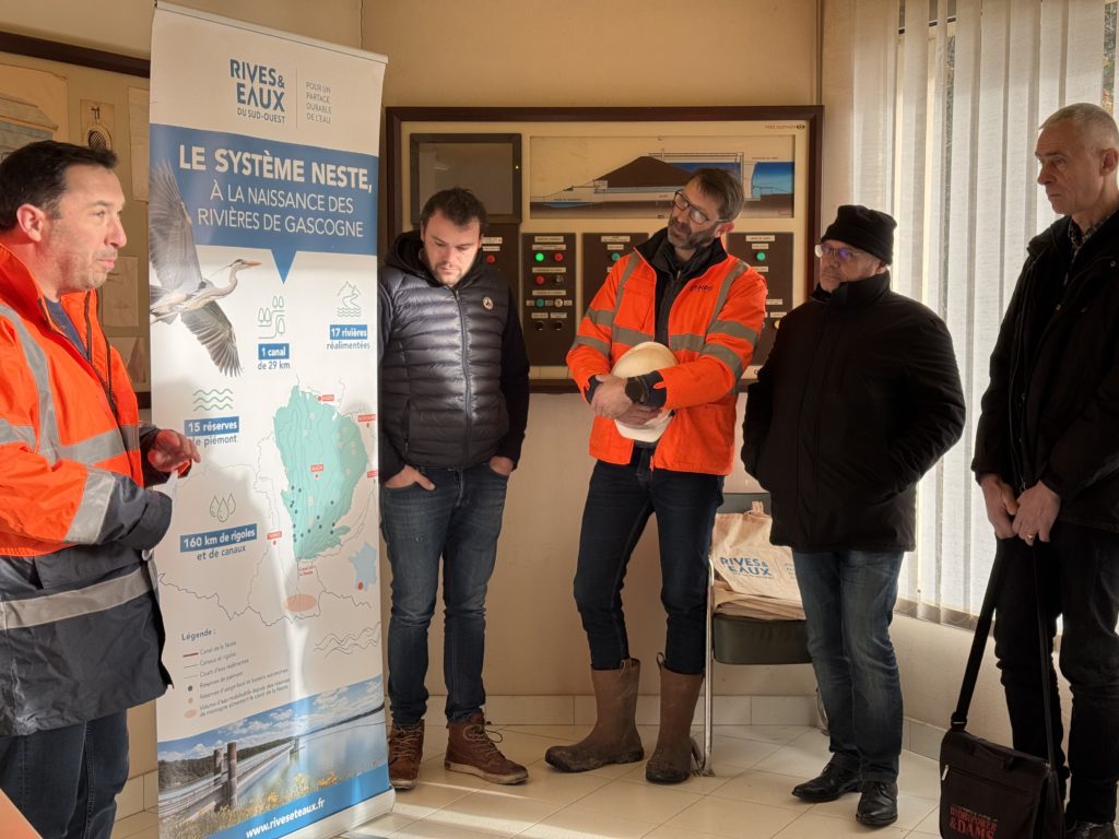 Visite de la centrale de Puydarrieux, gérée par Rives & Eaux du Sud-Ouest, lors de la journée d'HYDROmeeting à Tarbes