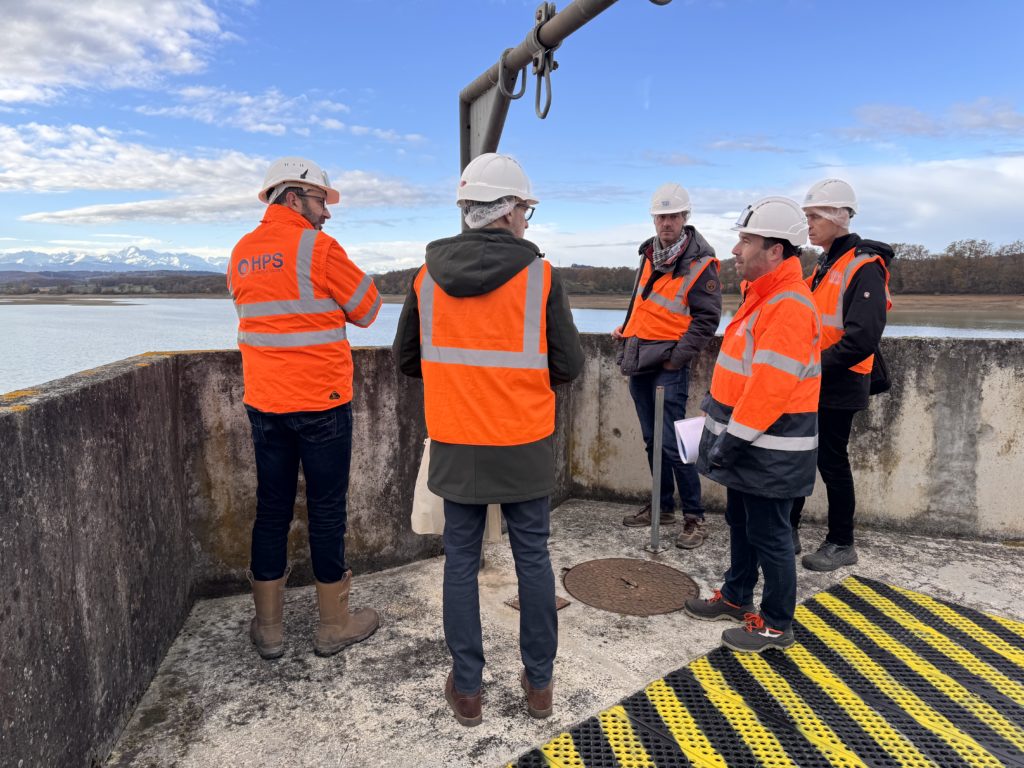 Visite de la centrale de Puydarrieux, gérée par Rives & Eaux du Sud-Ouest, lors de la journée d'HYDROmeeting à Tarbes