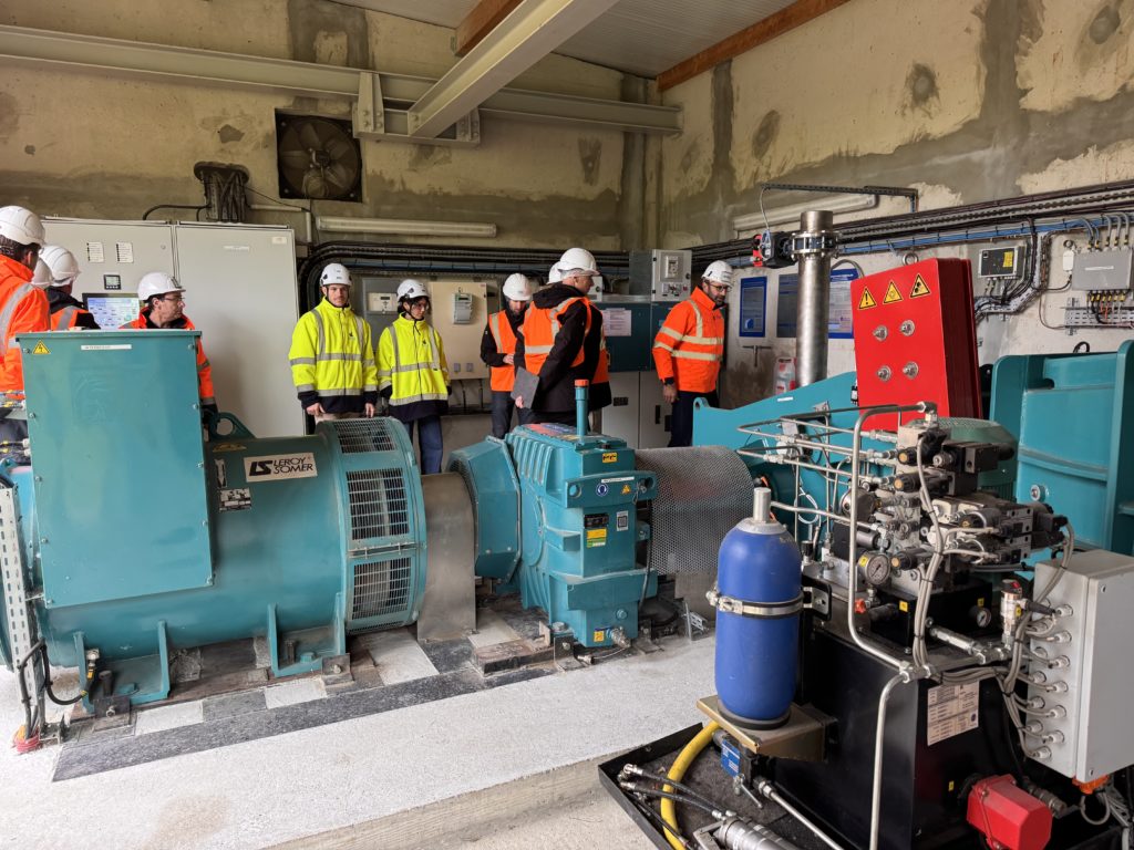 Visite de la centrale de Puydarrieux, gérée par Rives & Eaux du Sud-Ouest, lors de la journée d'HYDROmeeting à Tarbes