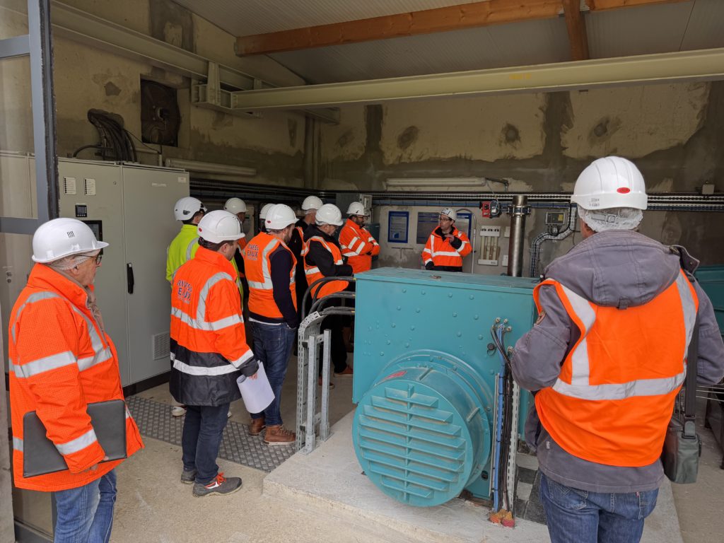 Visite de la centrale de Puydarrieux, gérée par Rives & Eaux du Sud-Ouest, lors de la journée d'HYDROmeeting à Tarbes