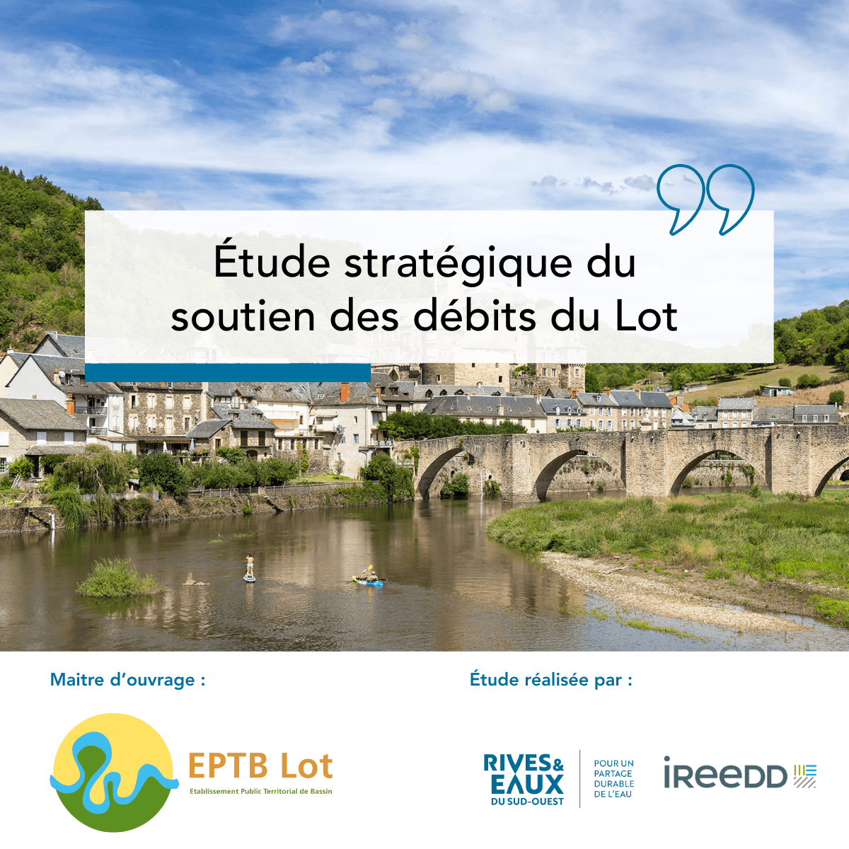 image de l'article Étude stratégique du soutien des débits du Lot